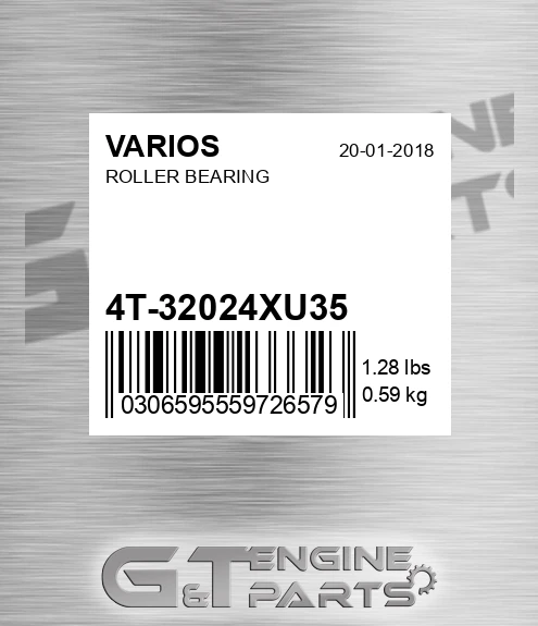 4T-32024XU35 Roller Bearing for VARIOS