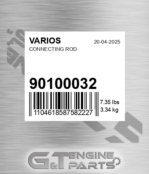 901.00032 Connecting Rod for VARIOS