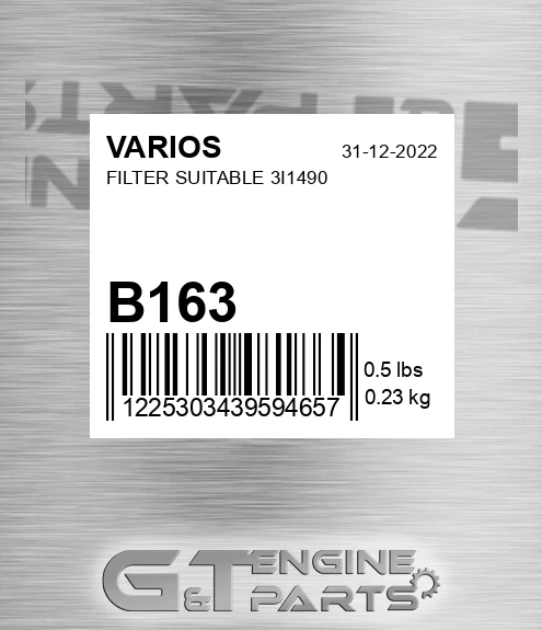 B163 Filter Suitable 3i1490