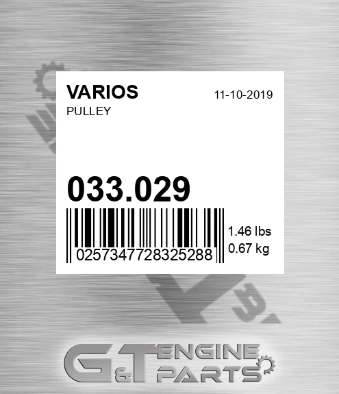 033.029 Pulley