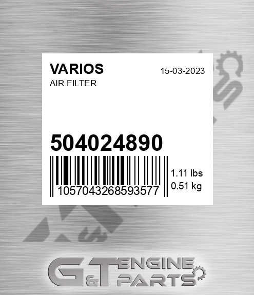 504024890 Air Filter