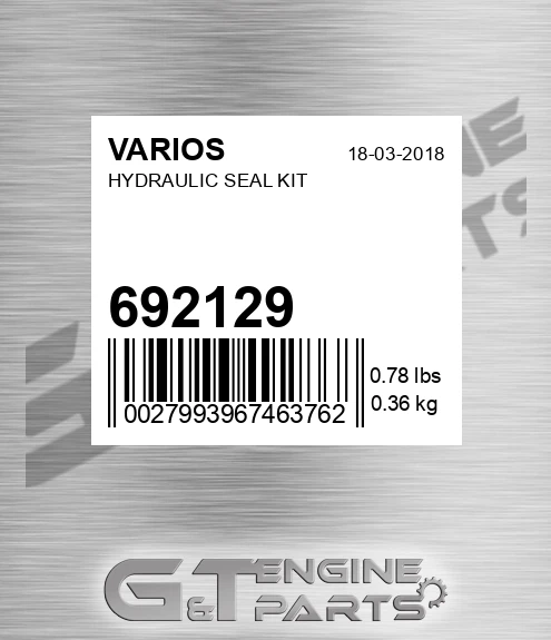 692129 Hydraulic Seal Kit