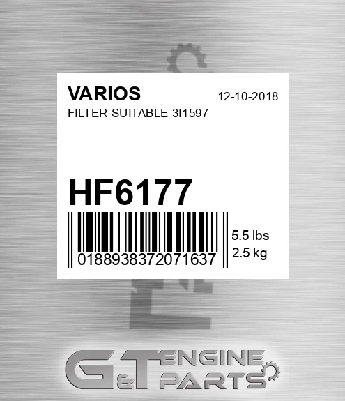 HF6177 VARIOS Filter Suitable 3i1597