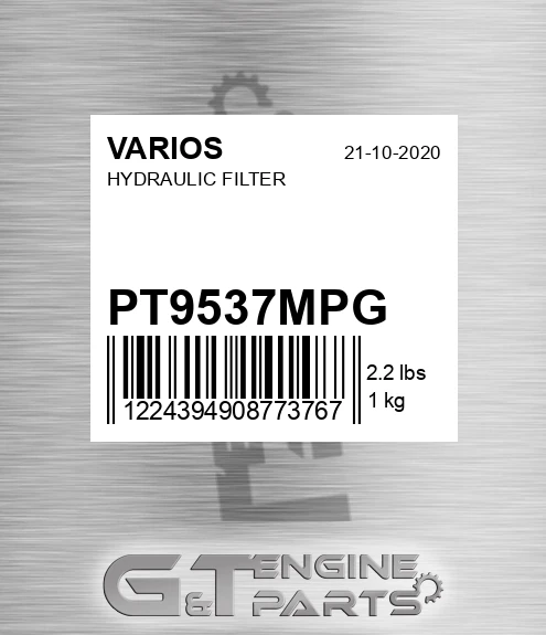 PT9537-MPG Hydraulic Filter for VARIOS