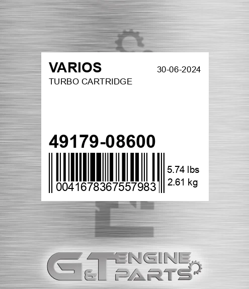 49179-08600 Turbo Cartridge