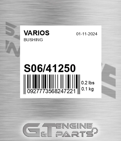S06/41250 Bushing