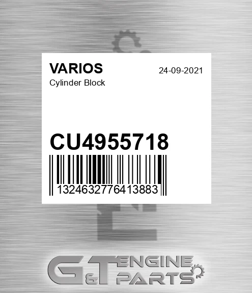 CU4955718 VARIOS Cylinder Block