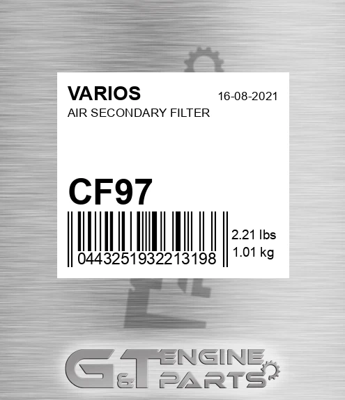 CF97 Air Secondary Filter