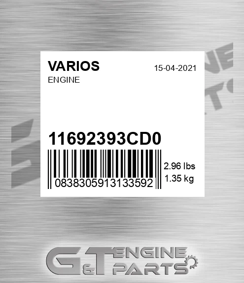 11692393CD0 VARIOS Engine