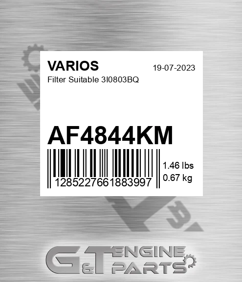AF4844KM Filter Suitable 3i0803bq