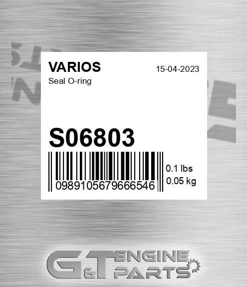 S06803 Seal O-ring