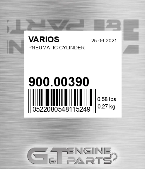 900.00390 Pneumatic Cylinder