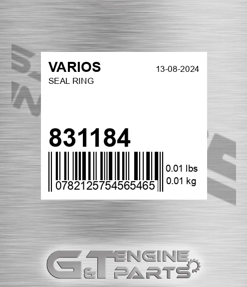 831184 VARIOS Seal Ring