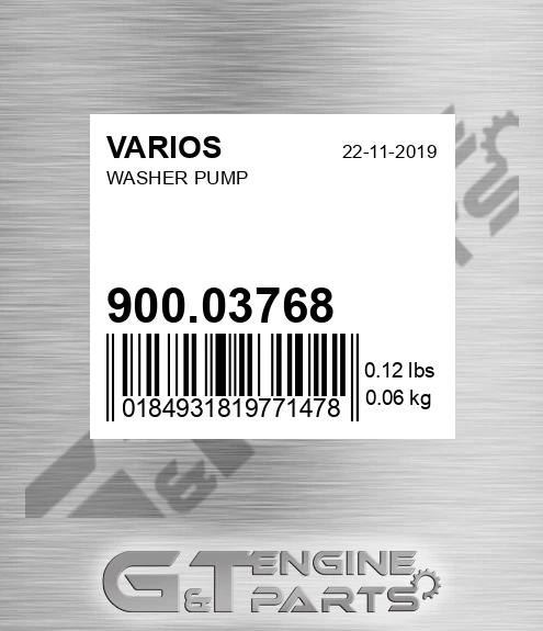 900.03768 Washer Pump