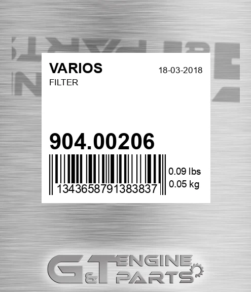 904.00206 Filter