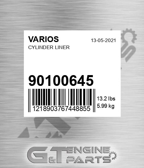 901.00645 Cylinder Liner