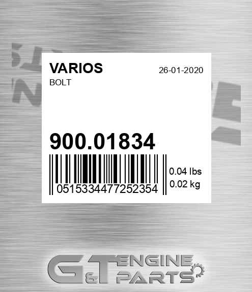 900.01834 Bolt
