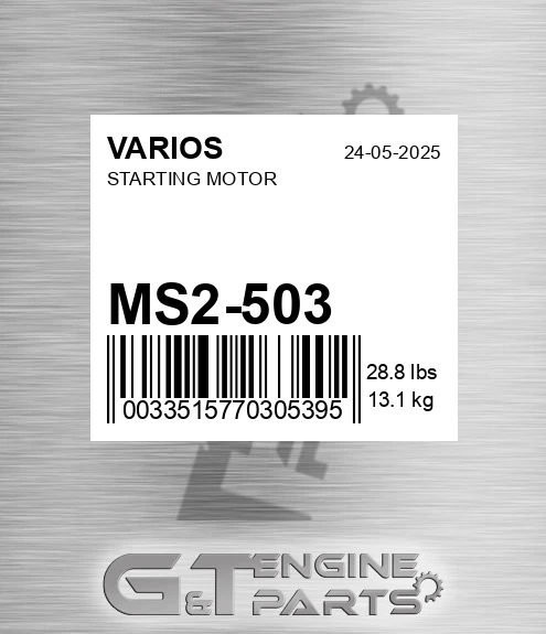 MS2-503 Starting Motor