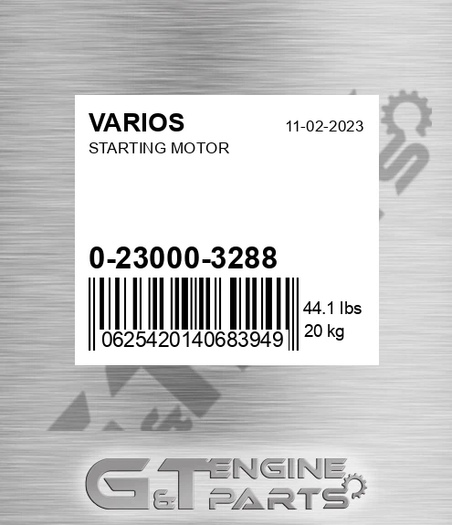 0-23000-3288 Starting Motor