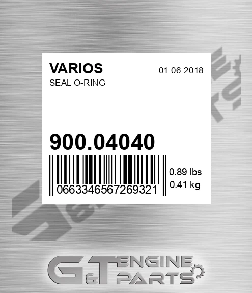 900.04040 Seal O-ring for VARIOS