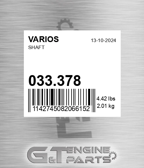 033.378 Shaft