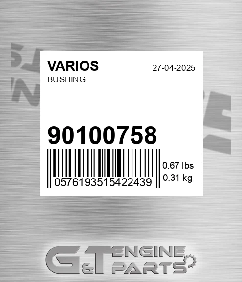 901.00758 Bushing