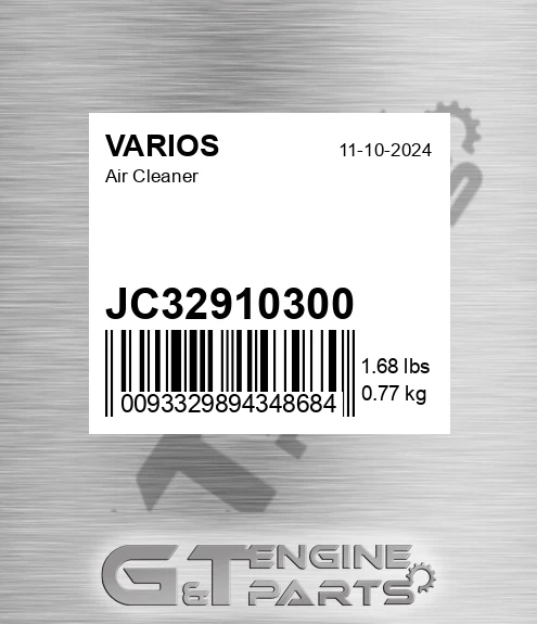 JC32910300 Air Cleaner