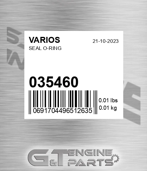 035.460 Seal O-ring for VARIOS