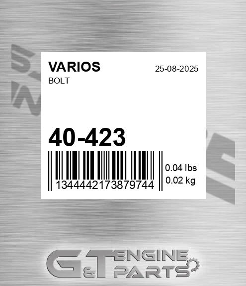40-423 Bolt