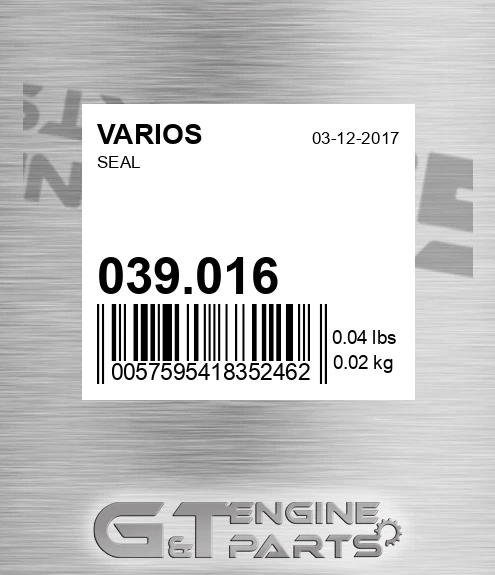 039.016 Seal