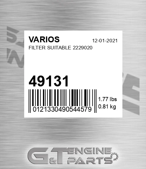 49131 Filter Suitable 2229020