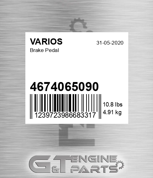 4674065090 Brake Pedal