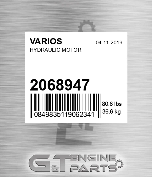 2068947 Hydraulic Motor