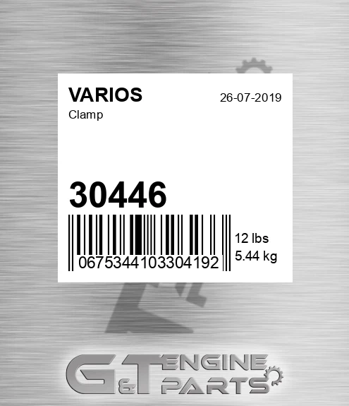 30446 Clamp for VARIOS