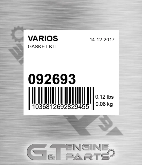 092.693 Gasket Kit