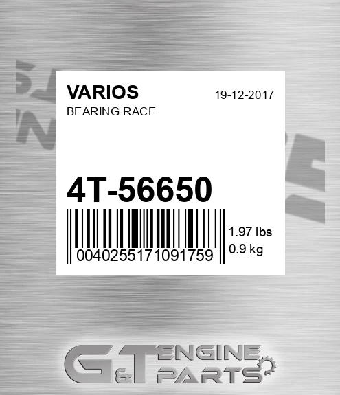 4T-56650 Bearing Race