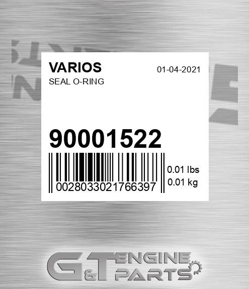 900.01522 Seal O-ring for VARIOS