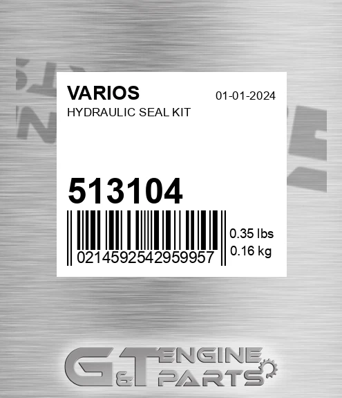 513104 Hydraulic Seal Kit