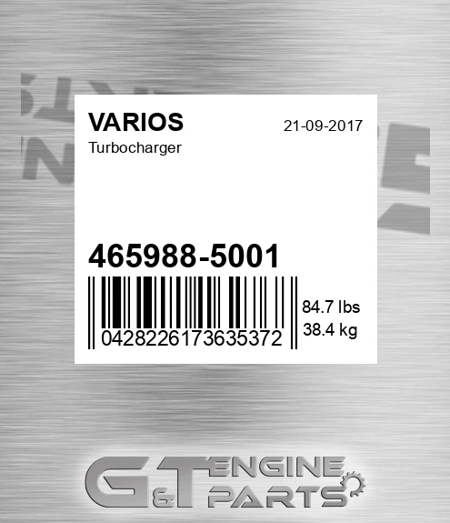 465988-5001 Turbocharger