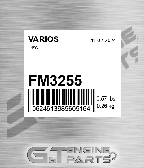 FM3255 Disc