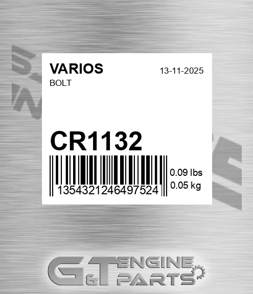 CR1132 Bolt for VARIOS