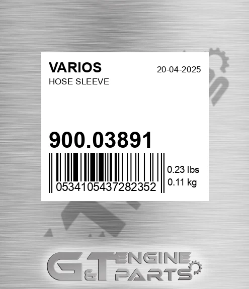 900.03891 Hose Sleeve