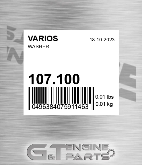 107.100 Washer