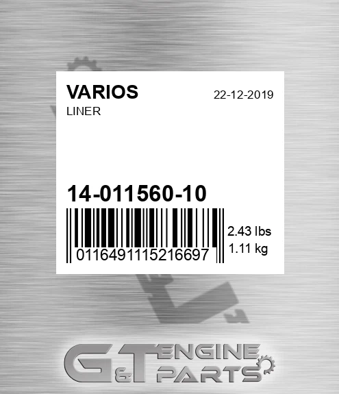 14-011560-10 Liner