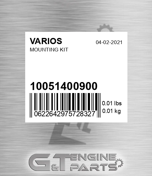 10051400900 Mounting Kit for VARIOS
