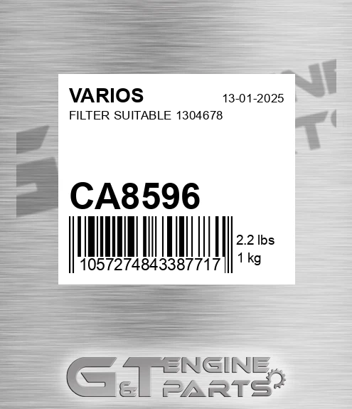CA8596 Filter Suitable 1304678