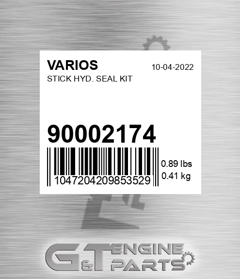 900.02174 Stick Hyd. Seal Kit