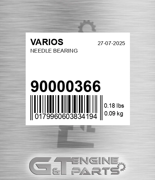 900.00366 Needle Bearing