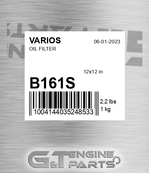 B161-S Oil Filter