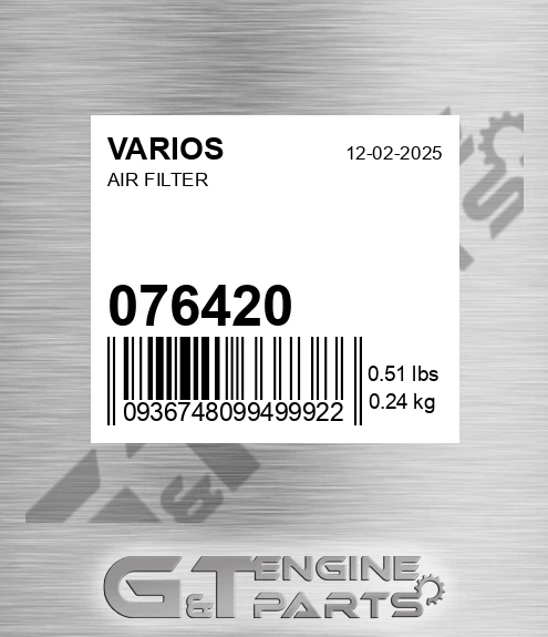 076.420 Air Filter